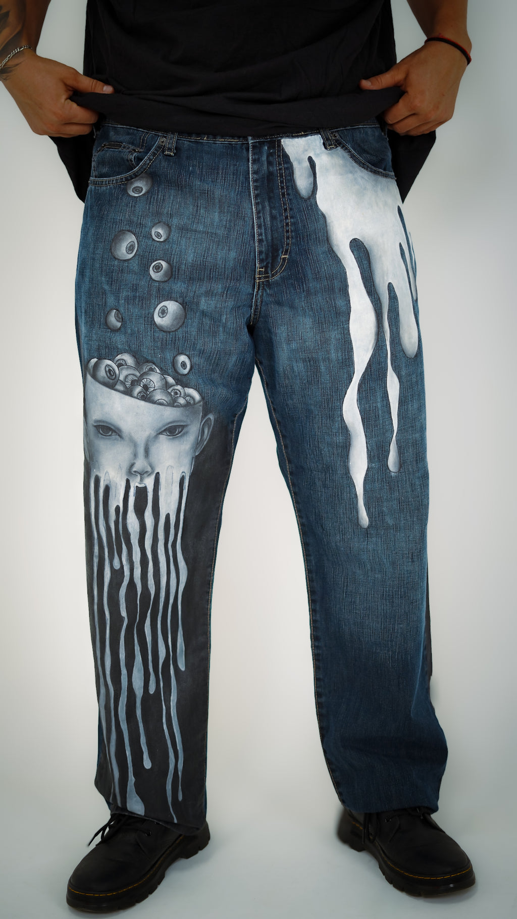 "Molten Face" Men's Denim Jean