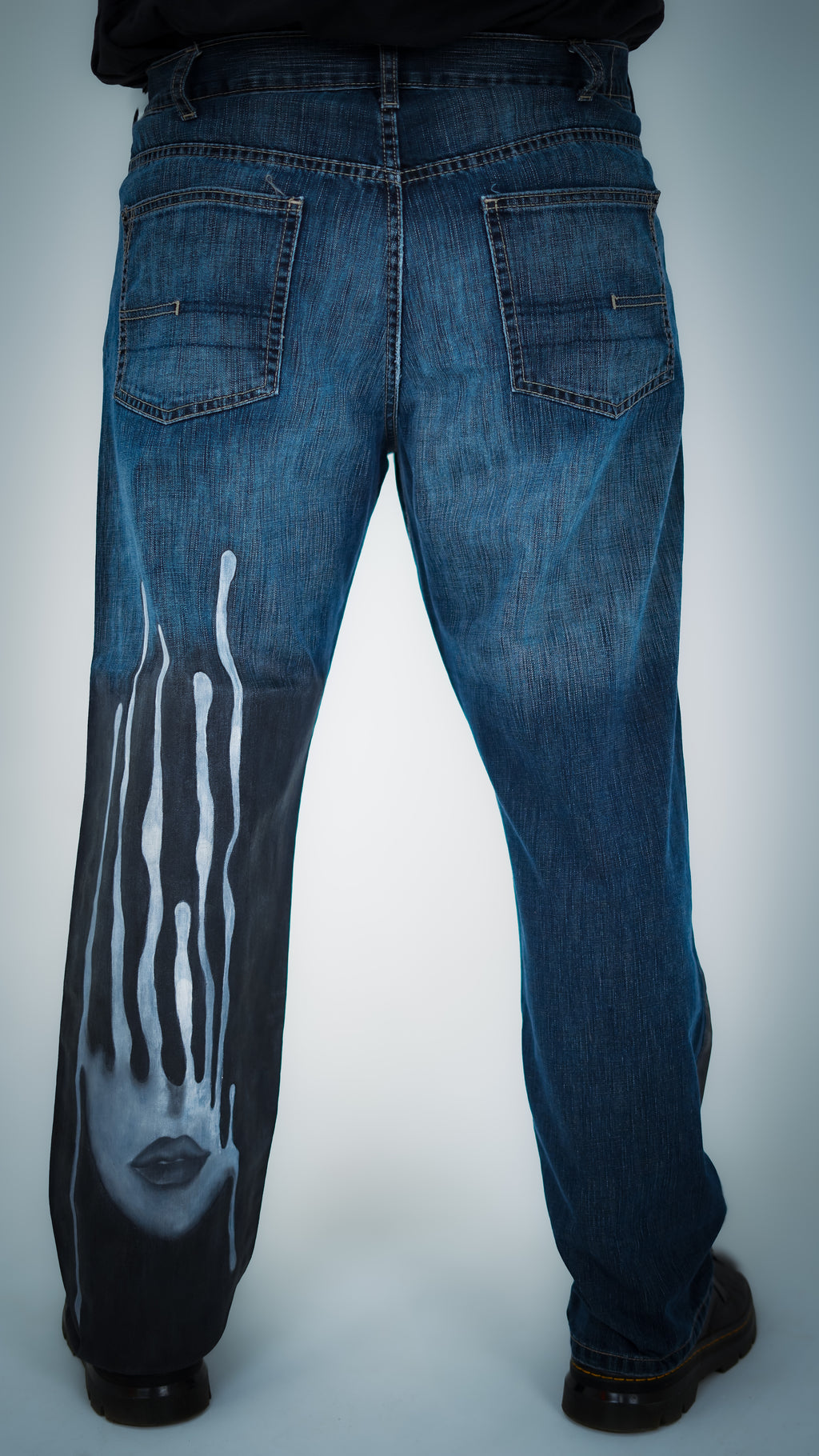 "Molten Face" Men's Denim Jean
