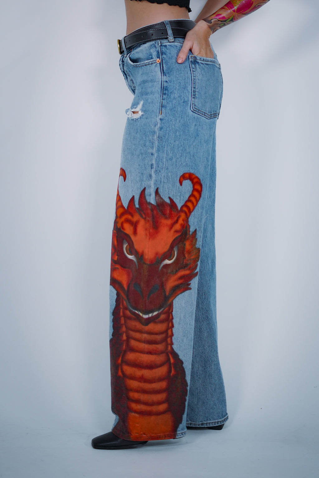 "Orange Dragon" Women's jean