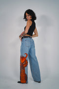 "Orange Dragon" Women's jean