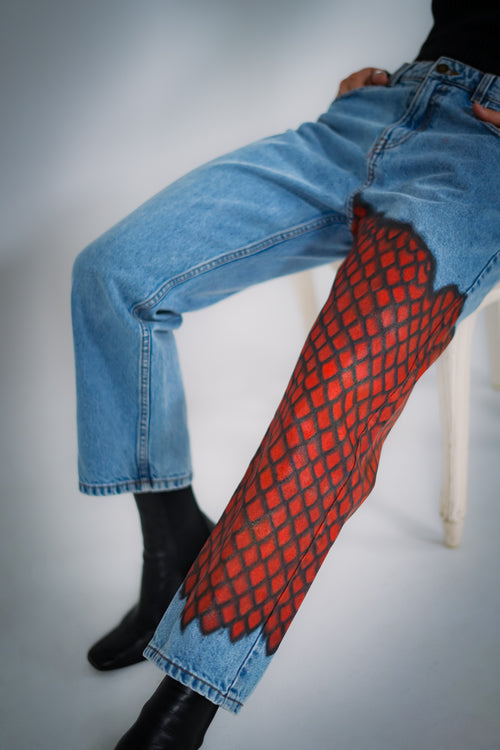 "Dragon Skin" Women's Jean