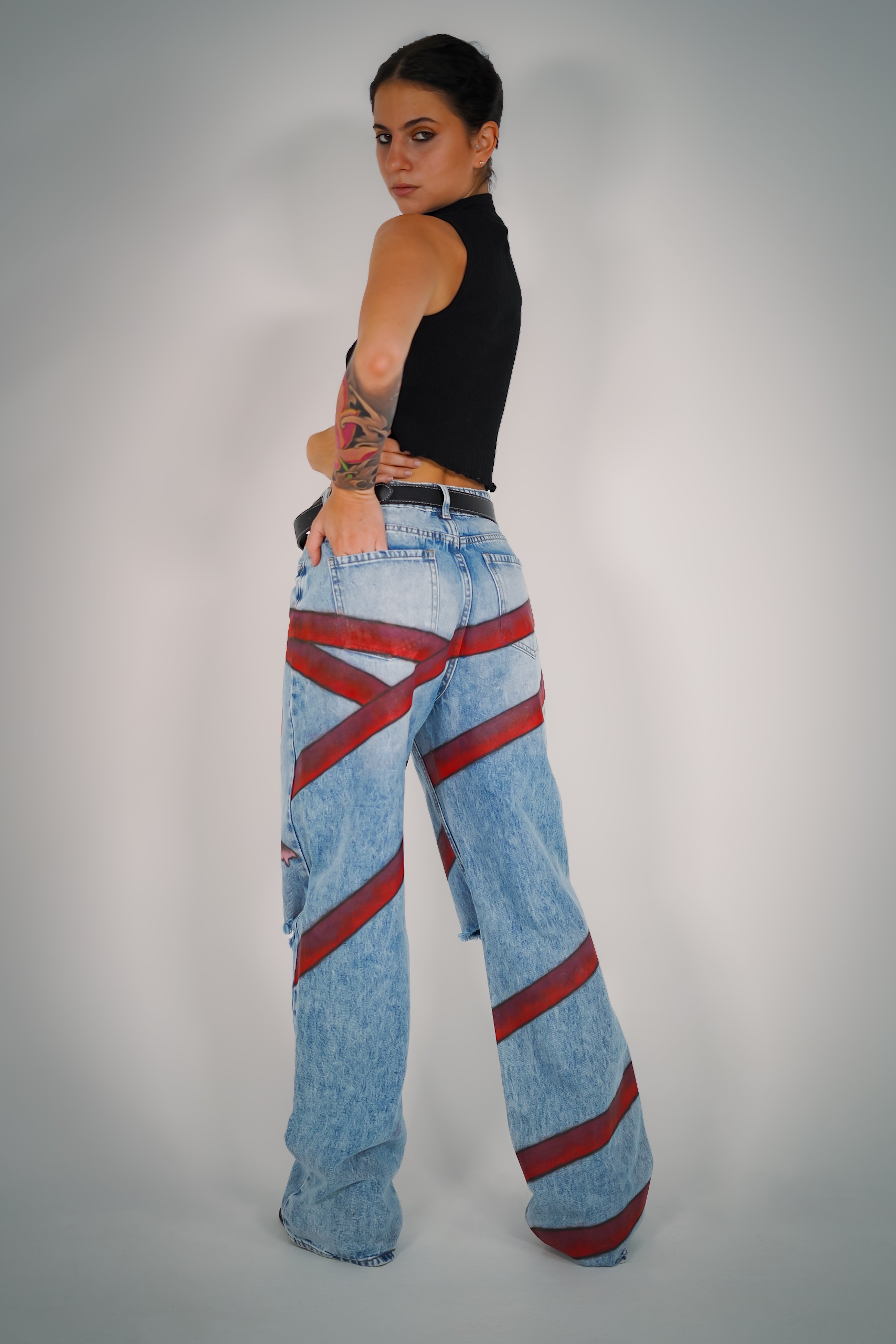 "Striped" Women's Jean