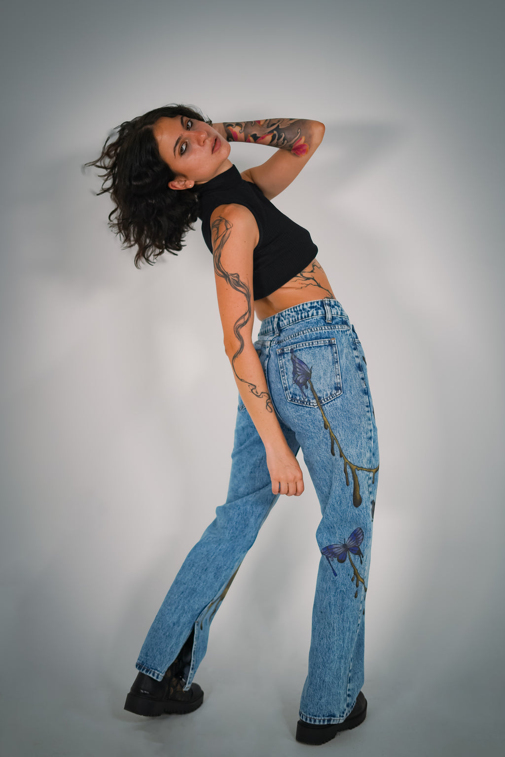 "Broken Golden Selves" Women's Jean